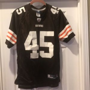 Reebok NFL Browns jersey #45 Erniedavis large